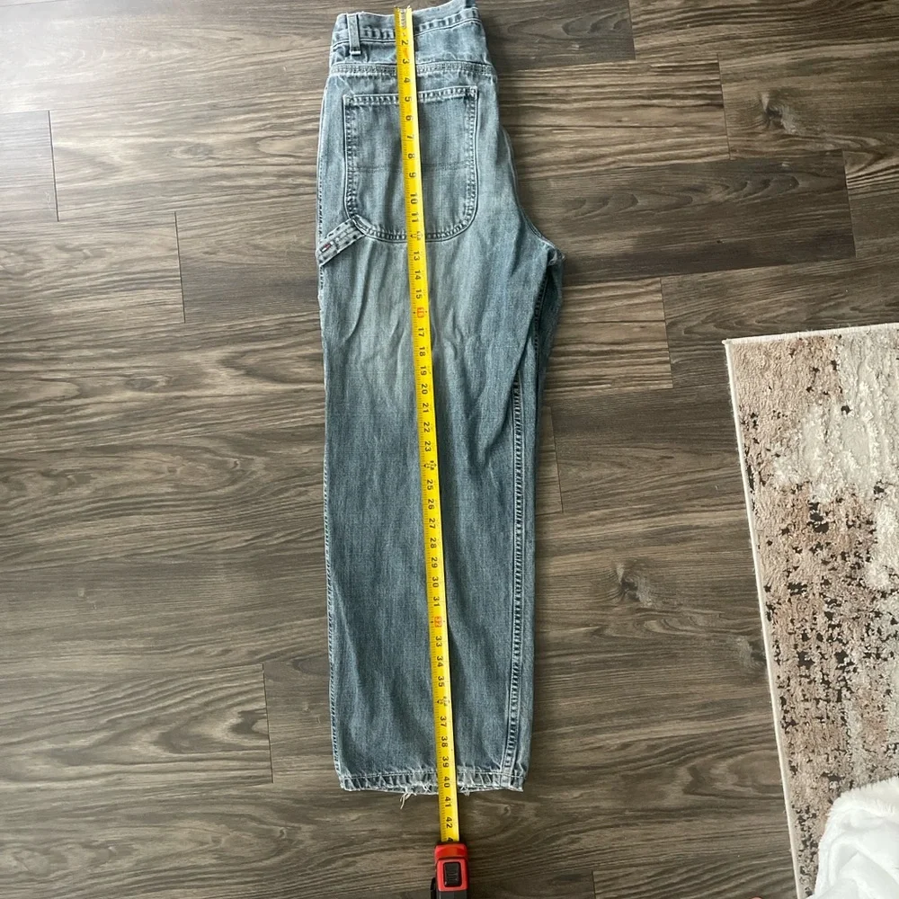 Tommy Hilfiger Vintage Light blue Washed Loose Fit Carpenter Jeans - Picture 6 of 11